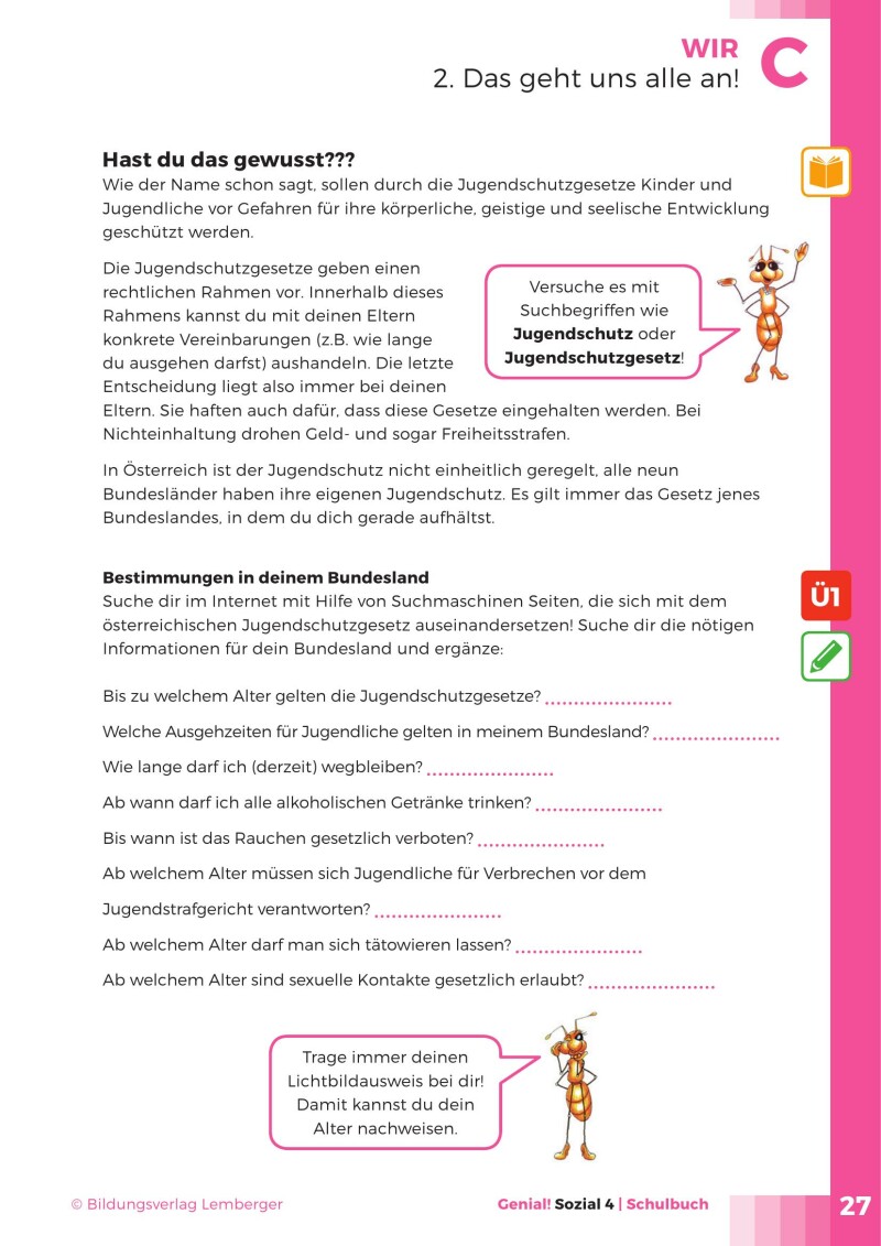 Genial! sozial 4 - SchülerInnenbuch