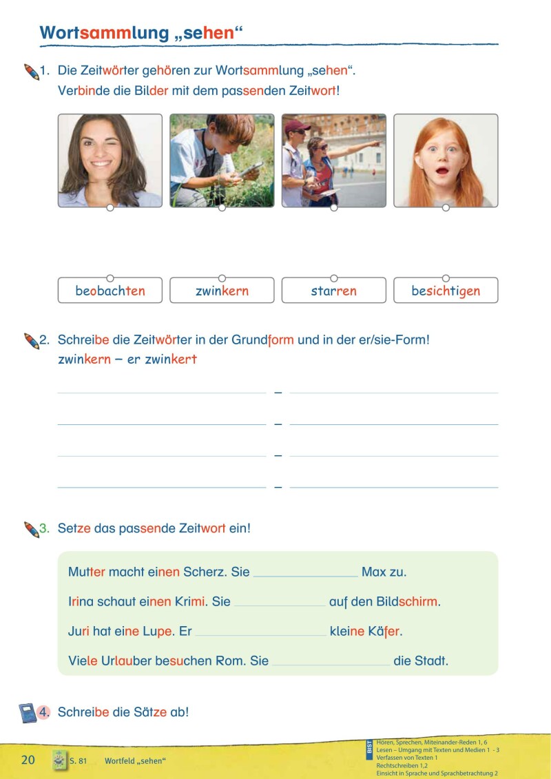 ABC der Tiere 3 - Schulbuch Kompaktausgabe: Spracharbeitsheft B (2. Semester)