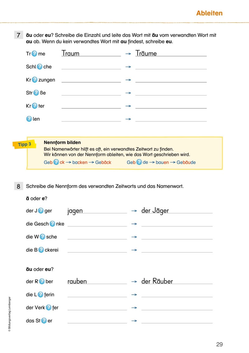ABC der Tiere 1-4 - Rechtschreibtipps zum Mitnehmen - Arbeitsheft: Strategien - Regeln - Übungen (mit Lösungsteil)