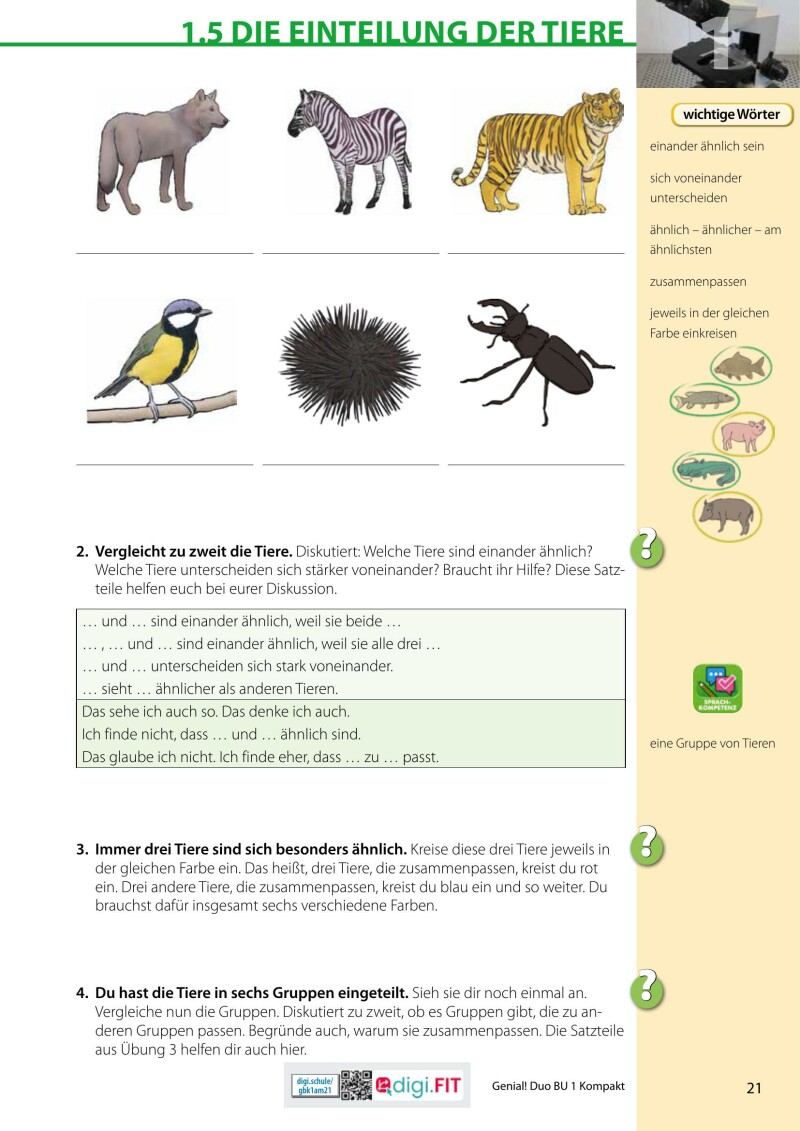 Genial! DUO Biologie 1 – Kompakt LP’23 v.1.1