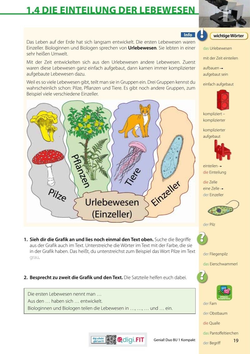 Genial! DUO Biologie 1 – Kompakt LP’23 v.1.1