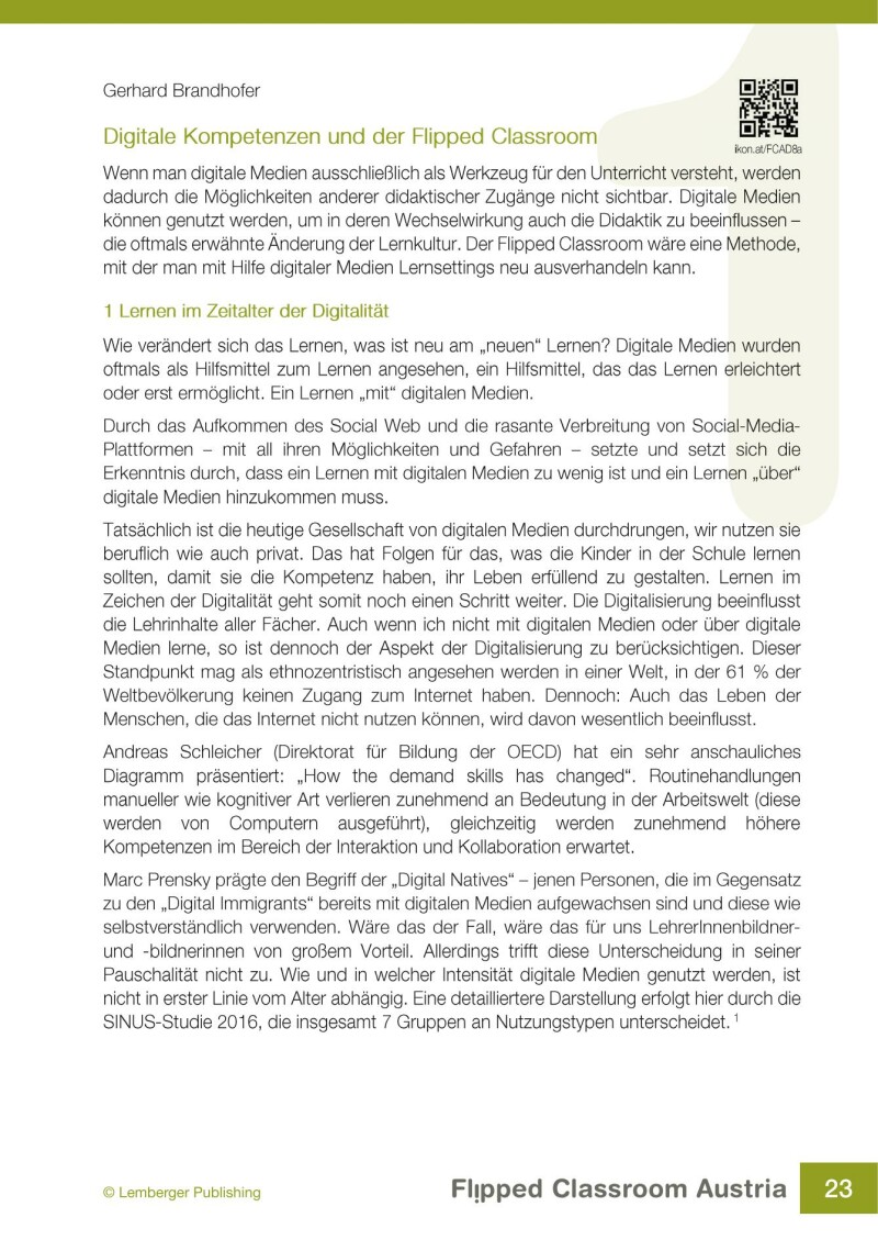 Flipped Classroom Austria