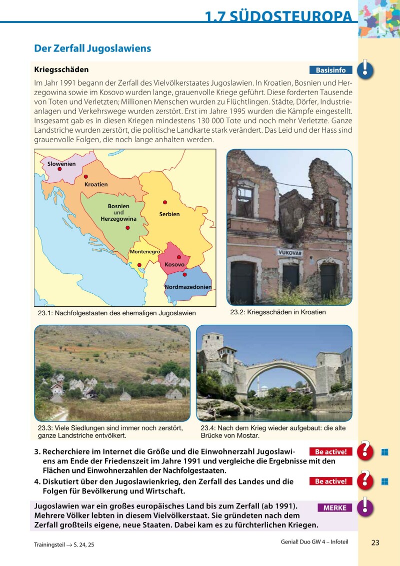 Genial! DUO Geographie/Wirtschaftskunde 4 - Info-Teil