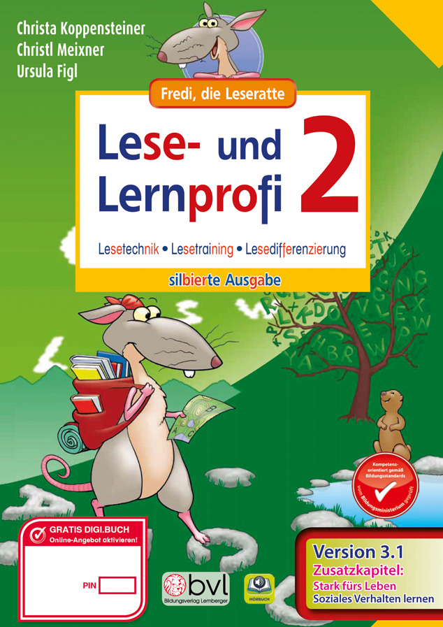 Lese- und Lernprofi 2 - Schulbuch: Silbierte Ausgabe_Version 3.1