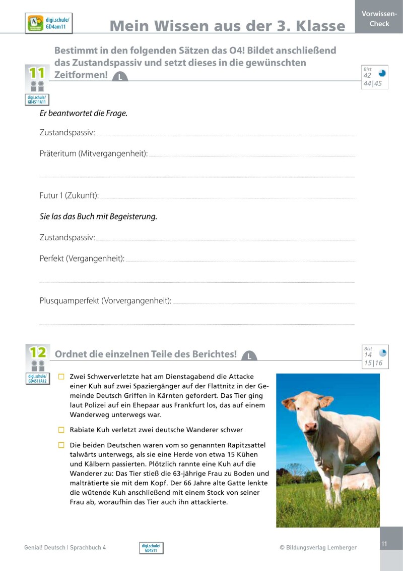 Genial! Deutsch 4 – Sprachbuch IKT: Schulbuch