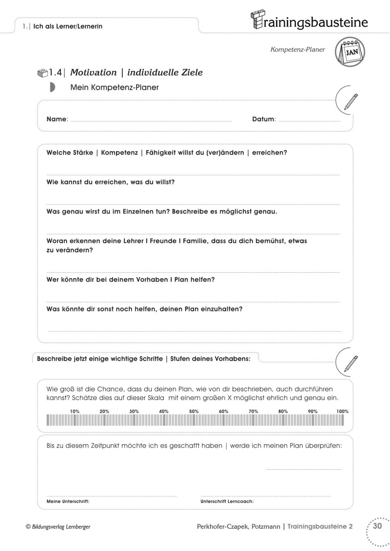 Kompetenz Lernen® - future training - Trainingsbausteine 2