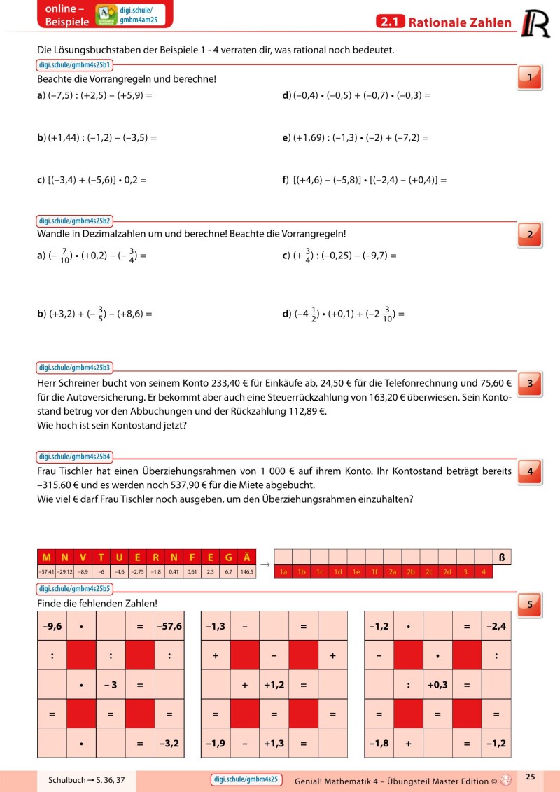 Genial! Mathematik 4 IKT – Übungsteil Basic + Master Edition v3.3