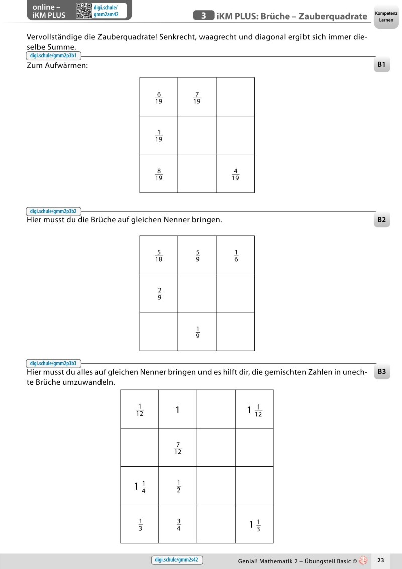 Genial! Mathematik 2 – Übungsteil IKT LP‘23 v1.2: Basic Edition