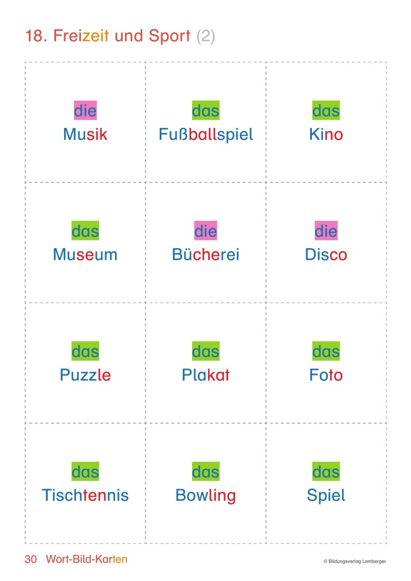 Genial! Deutsch DAZ - Schritt für Schritt zukunftsfit - Heft mit Wortkarten