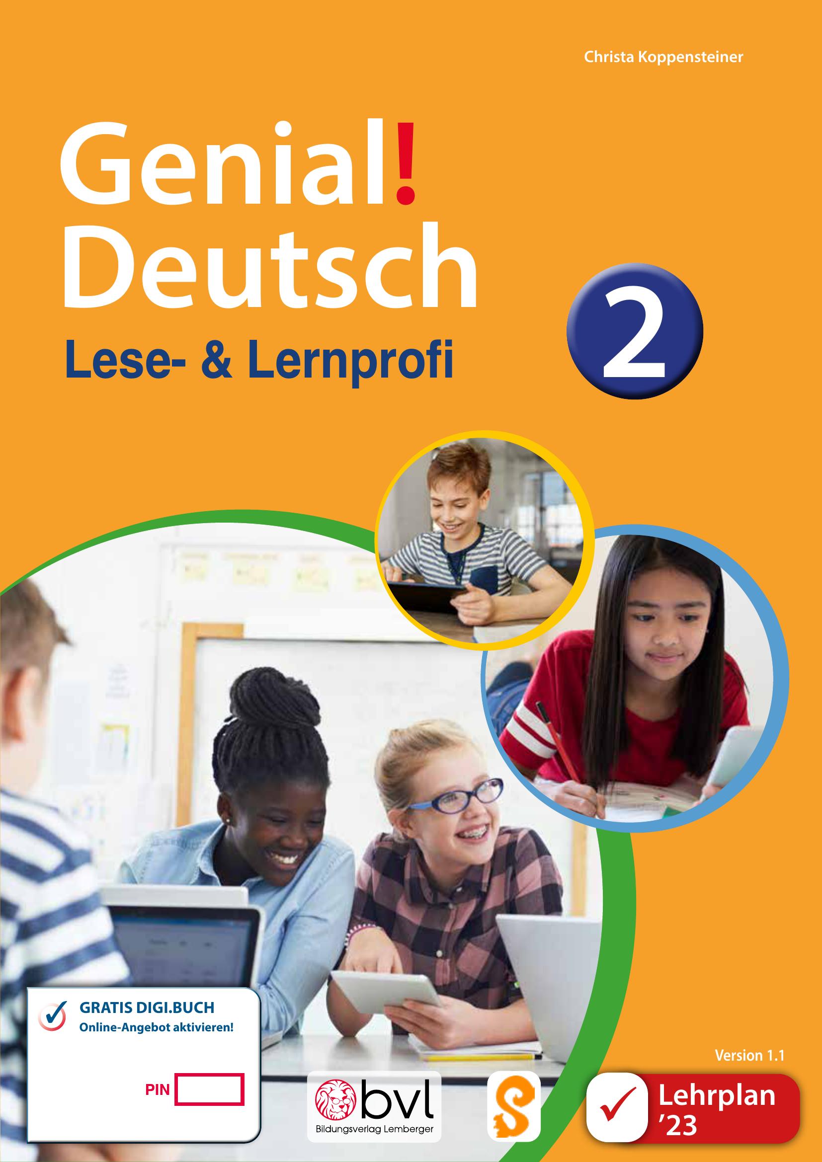 Genial! Deutsch 2 – Lese- und Lernprofi IKT LP’23 v.1.1 / Schulbuch