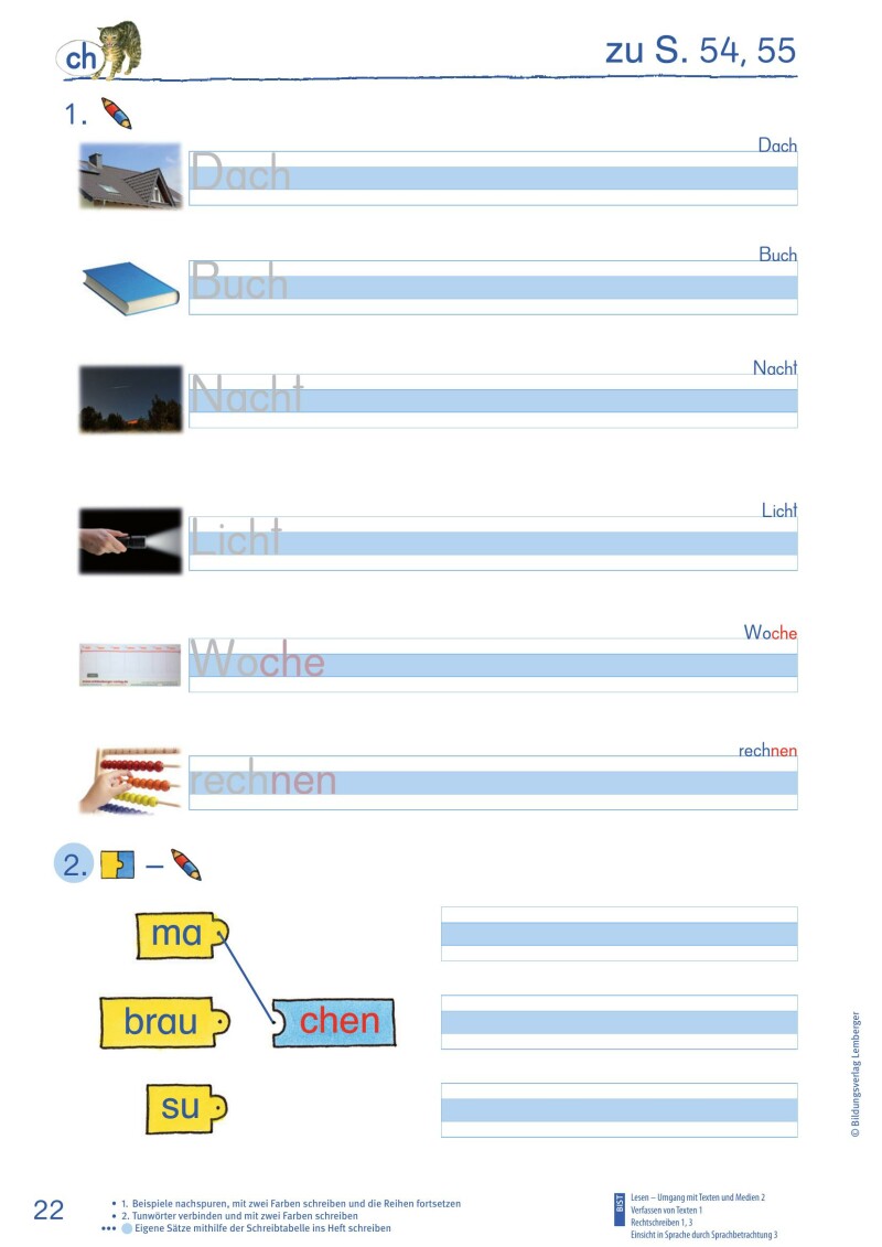 ABC der Tiere 1 - Schulbuch Kompaktausgabe: Schreiblehrgang - Teil B
