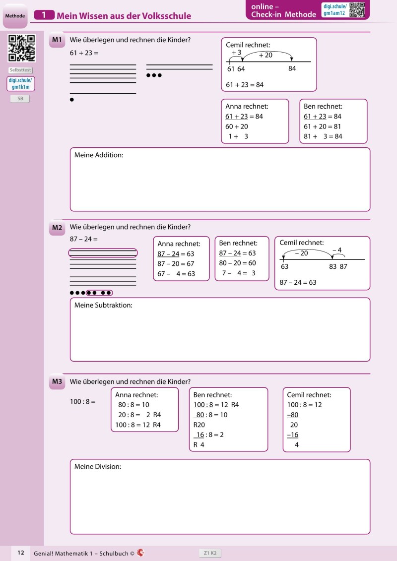 Genial! Mathematik 1 – Schulbuch IKT LP‘23 v.1.3