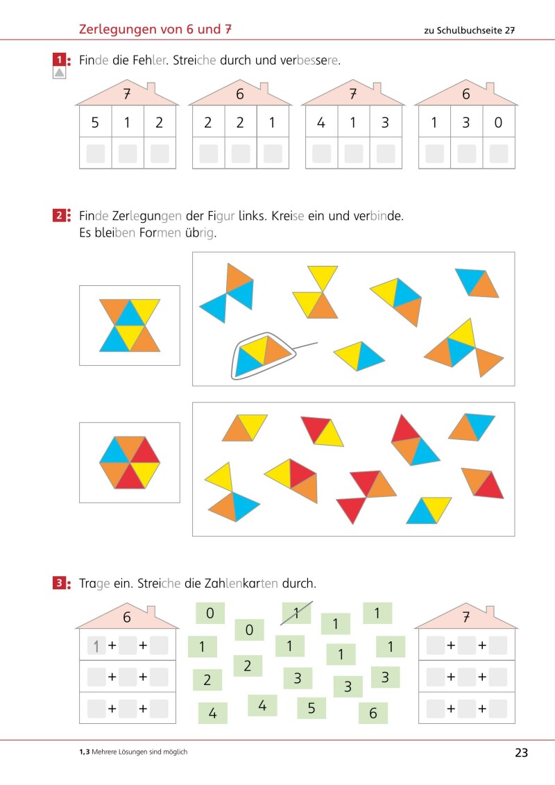 DAS Mathebuch 1 LP’23 v1.1 / Forderheft_silbierte Ausgabe