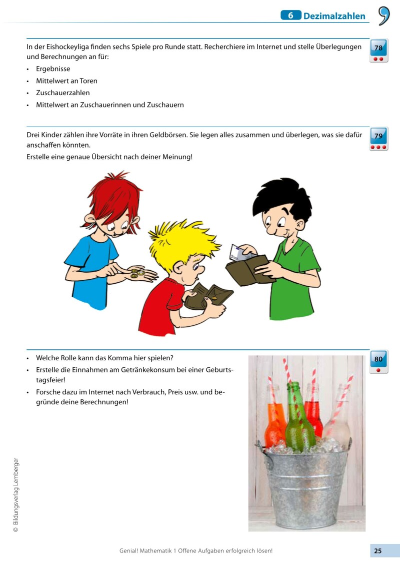 Genial! Mathematik 1 – Offene Aufgaben erfolgreich lösen! LP‘23