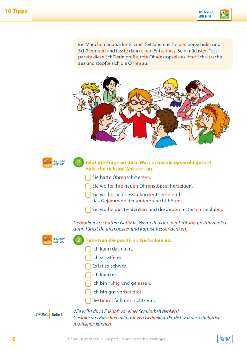 Genial! Deutsch 1 – Lese- und Lernprofi IKT LP’23 v.1.1 / Schulbuch silbierte Ausgabe