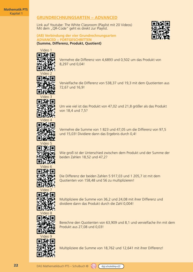 DAS Mathematikbuch IKT PTS v1.1 PLUS-Lizenz mit eSquirrel