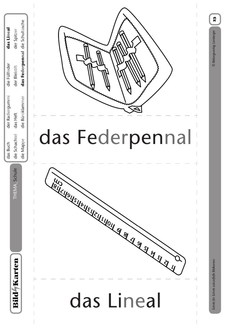 Genial! Deutsch DAZ - Schritt für Schritt zukunftsfit - Schulbuch Willkommen in Österreich: Bildkarten Grundwortschatz
