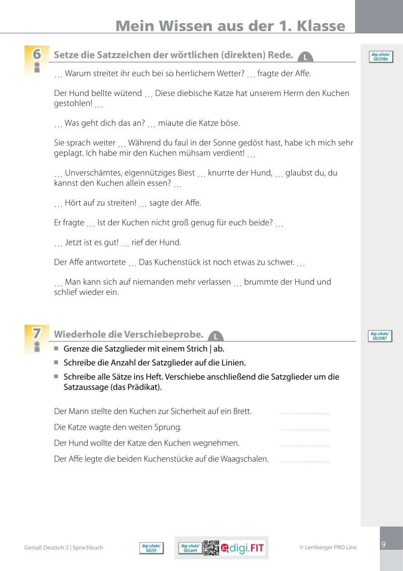 Genial! Deutsch 2 – Sprachbuch IKT LP’23 v.1.2 / Schulbuch PLUS Lizenz