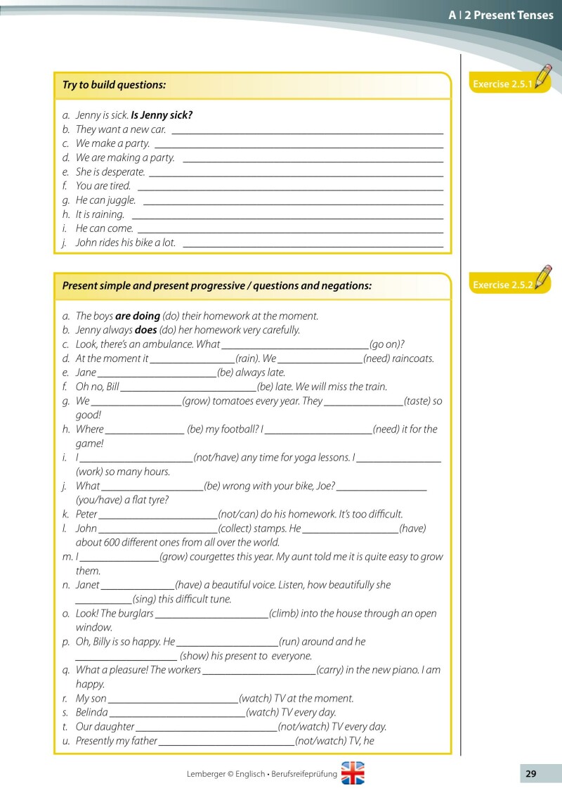 Berufsreifeprüfung Englisch - Erarbeitungsteil