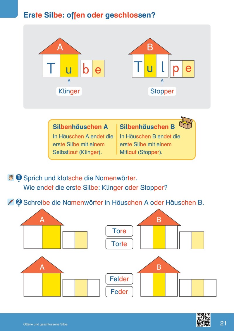 ABC der Tiere 2 – Schulbuch Kompaktausgabe: Spracharbeitsheft A (1. Semester) mit Silbenschrift_LP’23