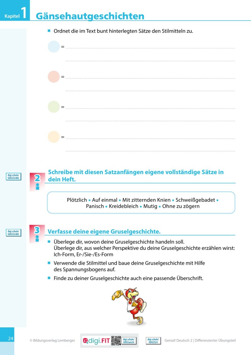Genial! Deutsch 2 – Sprachbuch IKT LP’23 v.1.1 / Differenzierter Übungsteil