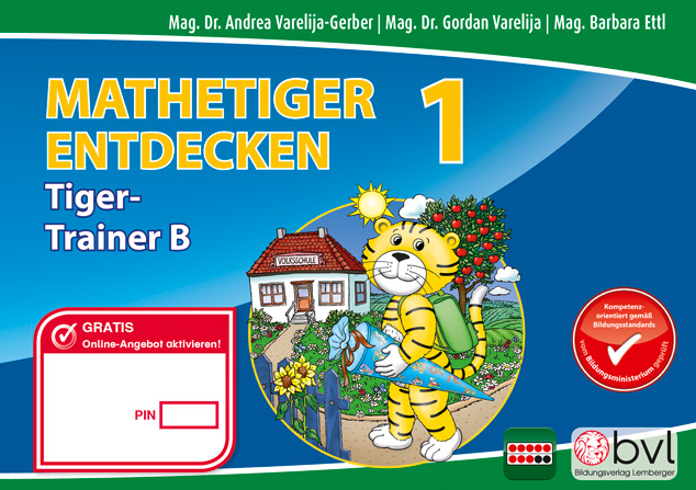 Mathetiger 1 - Schulbuch Tigertrainer - Teil B (für das 2. Semester)