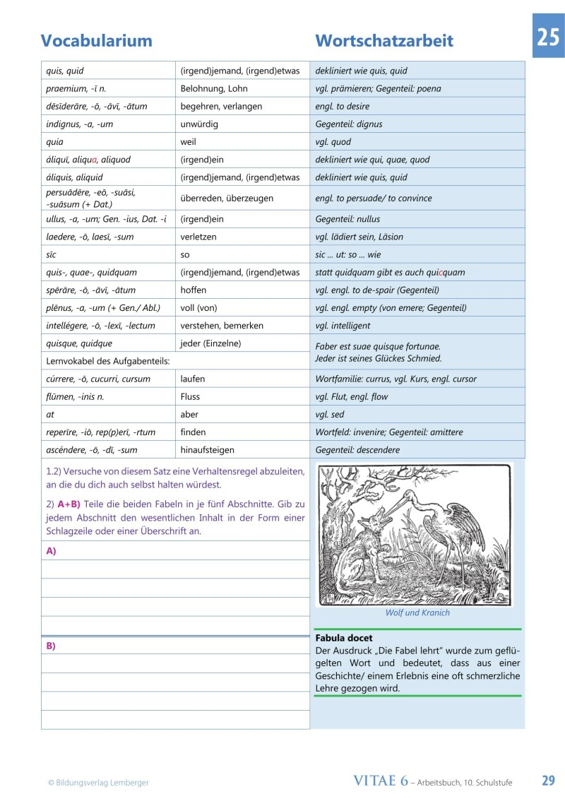 Vitae 6 / Schulbuch für die 6. Klasse Kurzlatein v1.1