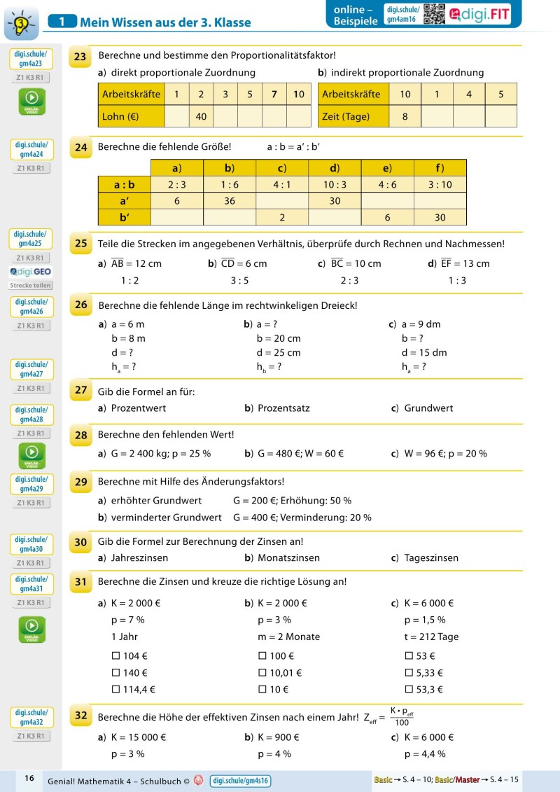 Genial! Mathematik 4 – Schulbuch IKT LP‘23 v.1.1