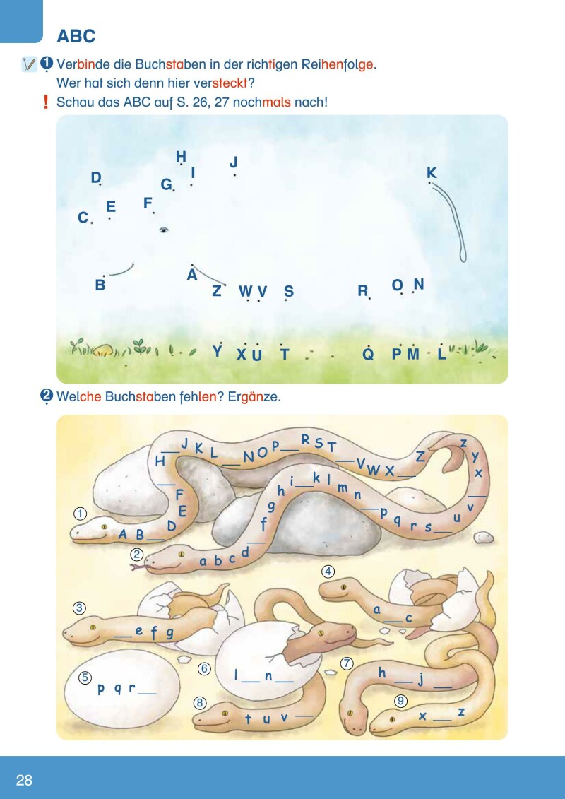 ABC der Tiere 2 – Schulbuch: Spracharbeitsheft A (1. Semester) mit Silbenschrift_LP’23 v1.1
