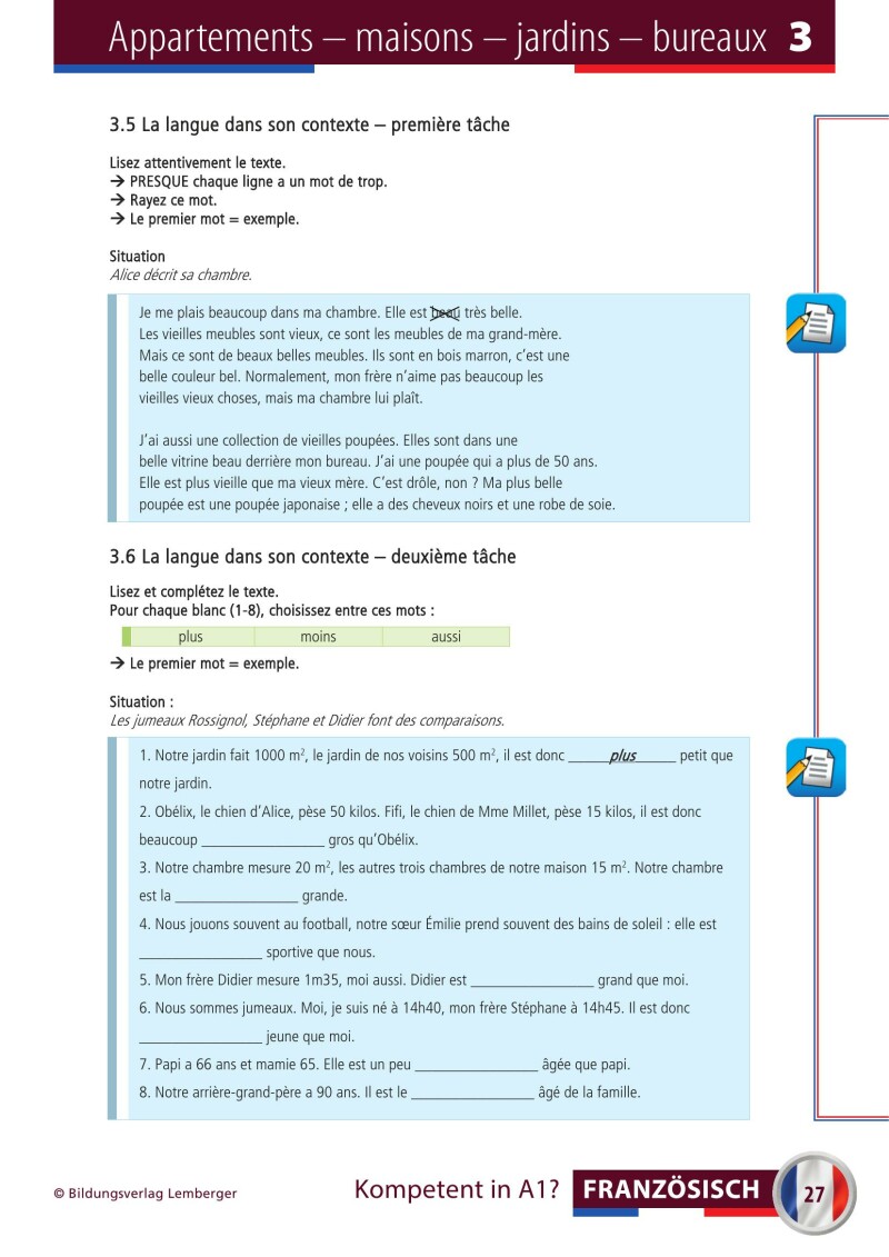 Französisch – Kompetent in A1?_Übungsbuch / mit Audio-Files; inkl. Audio-CD
