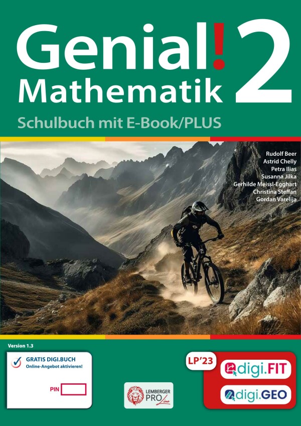 Genial! Mathematik 2 – Schulbuch IKT LP‘23 v.1.3