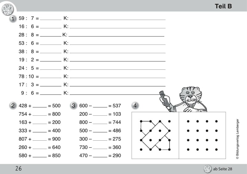 Mathetiger 3 NEU - Schulbuch Tigertrainer - Teil B (für das 2. Semester)