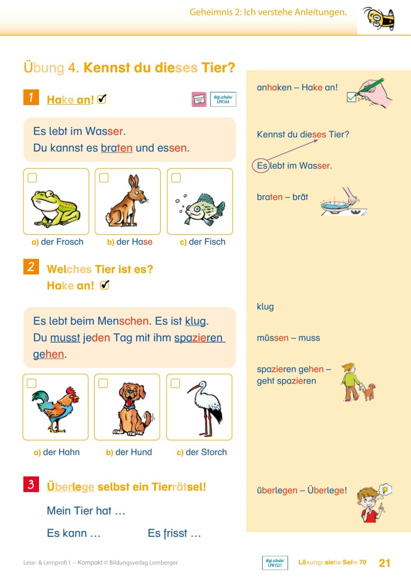 Lese- und Lernprofi 1 KOMPAKT LP’23 v1.1 / Schulbuch – silbierte Ausgabe