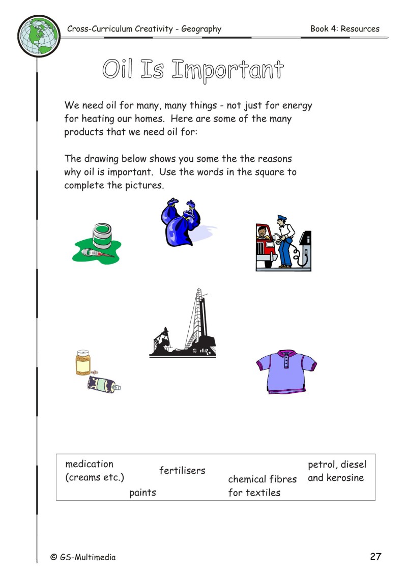 Cross Curriculum Creativity – Geography – Book 4: Resources