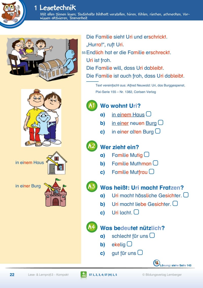 Lese- und Lernprofi 3 Kompakt - Schulbuch mit Silbenschrift_Version 1.0
