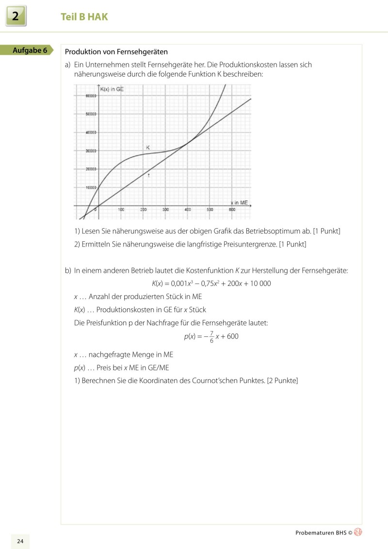 Mathematik BHS - Maturavorbereitung