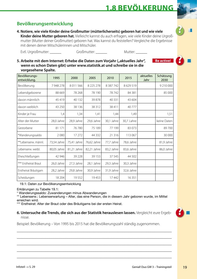 Genial! DUO Geographie/Wirtschaftskunde 3 - Trainings-Teil