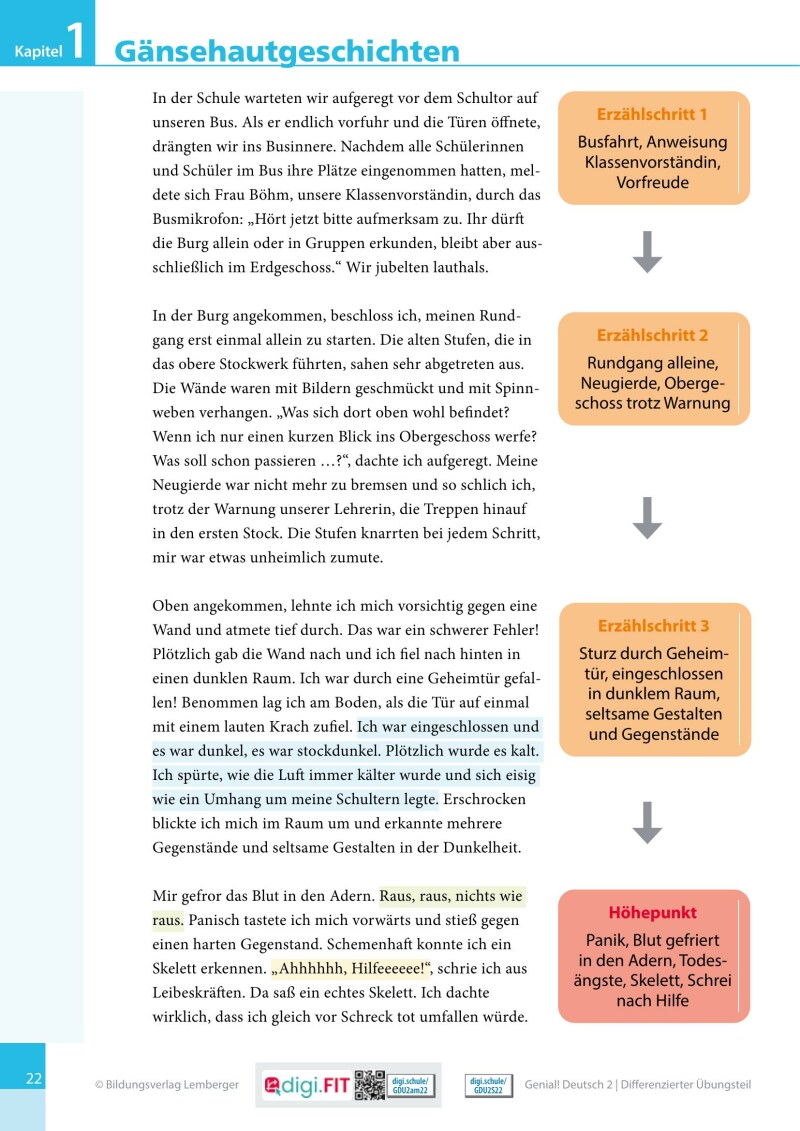 Genial! Deutsch 2 – Sprachbuch IKT LP’23 v.1.1 / Differenzierter Übungsteil
