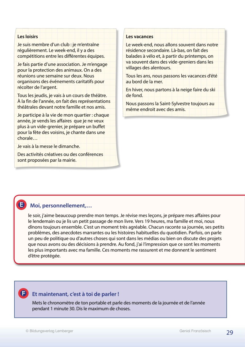 Génial, je parle français!