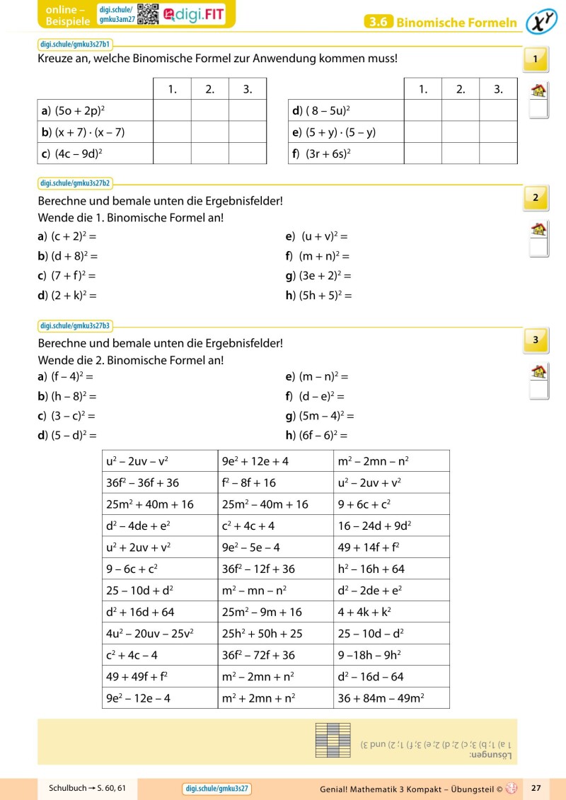 Genial! Mathematik 3 - Kompakt IKT v2.3 – Übungsteil