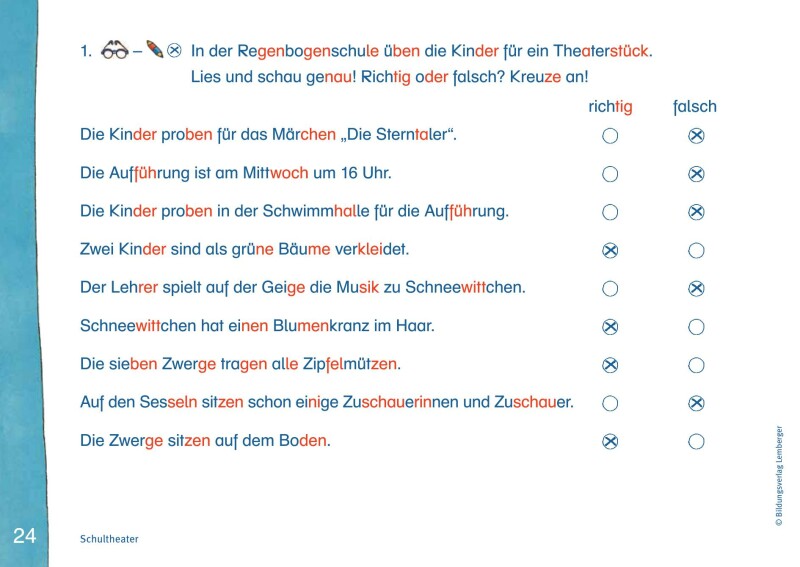 ABC der Tiere 2 -  Schulbuch: lesen - verstehen - malen: Lösungsheft
