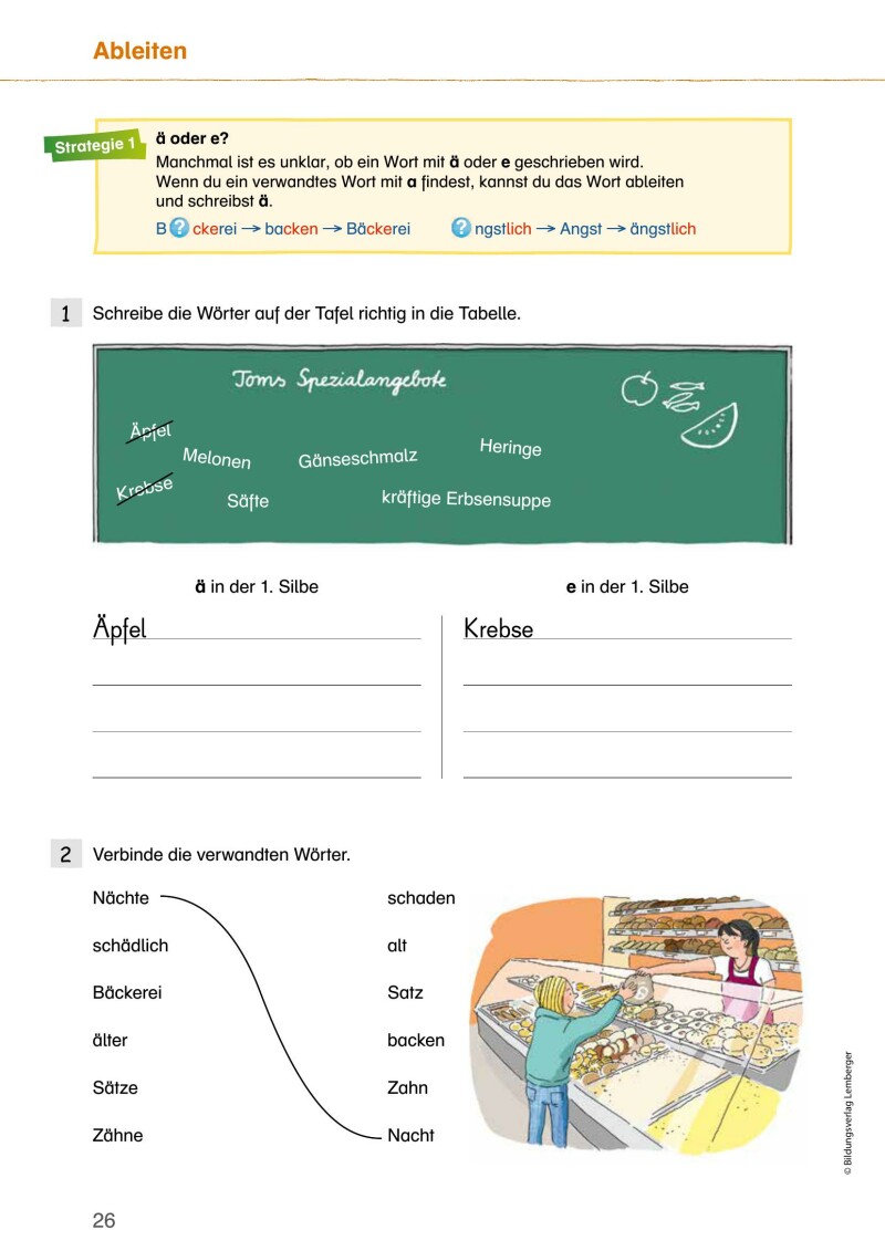 ABC der Tiere 1-4 - Rechtschreibtipps zum Mitnehmen - Arbeitsheft: Strategien - Regeln - Übungen (mit Lösungsteil)