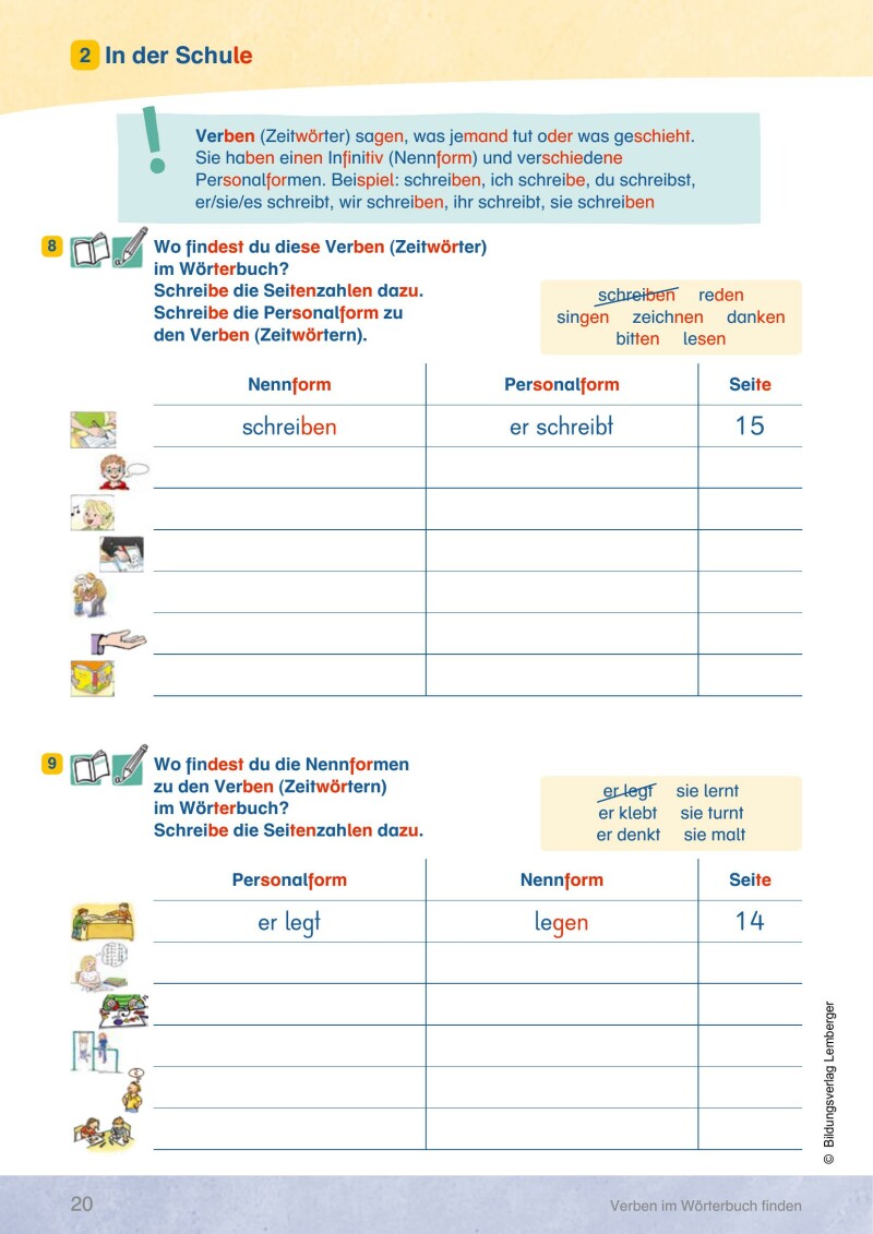 INDIGO - Silben-Themen-Wörterbuch: Arbeitsheft 1 - Deutsch als Zweitsprache
