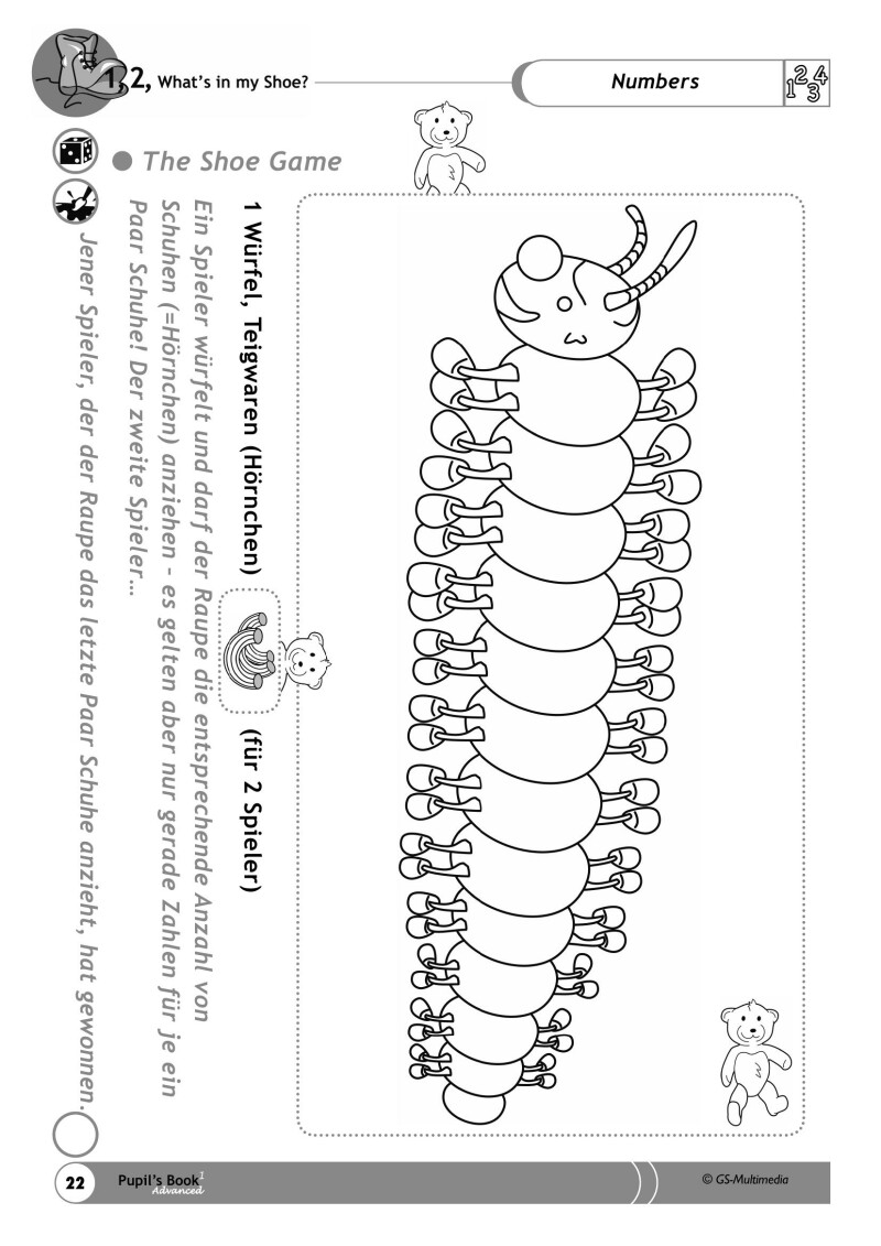 1,2, What's in my Shoe? - Pupil's Book 1 - Advanced