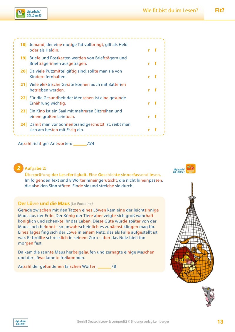 Genial! Deutsch 2 – Lese- und Lernprofi IKT LP’23 v.1.1 / Schulbuch silbierte Ausgabe