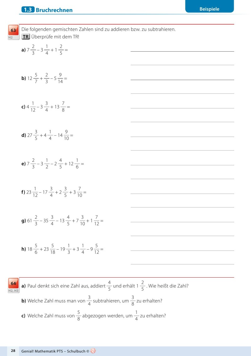 Genial! Mathematik PTS - Schulbuch NEU