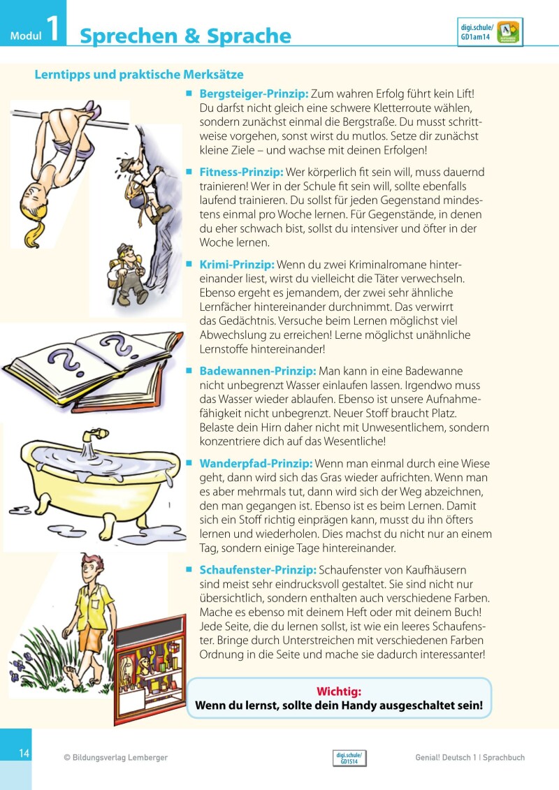 Genial! Deutsch 1 – Sprachbuch IKT / Schulbuch – Classic