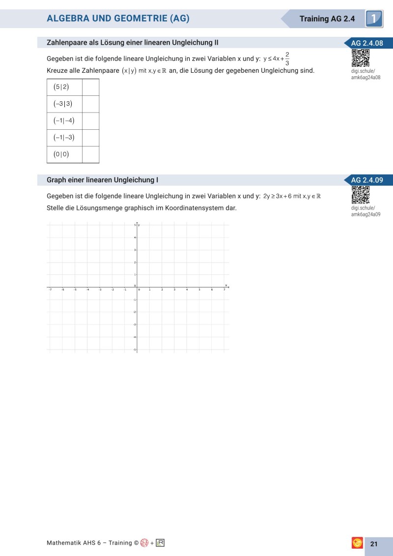 Grundkompetenzen Training Mathematik 10. Schulstufe mit Lösungsteil
