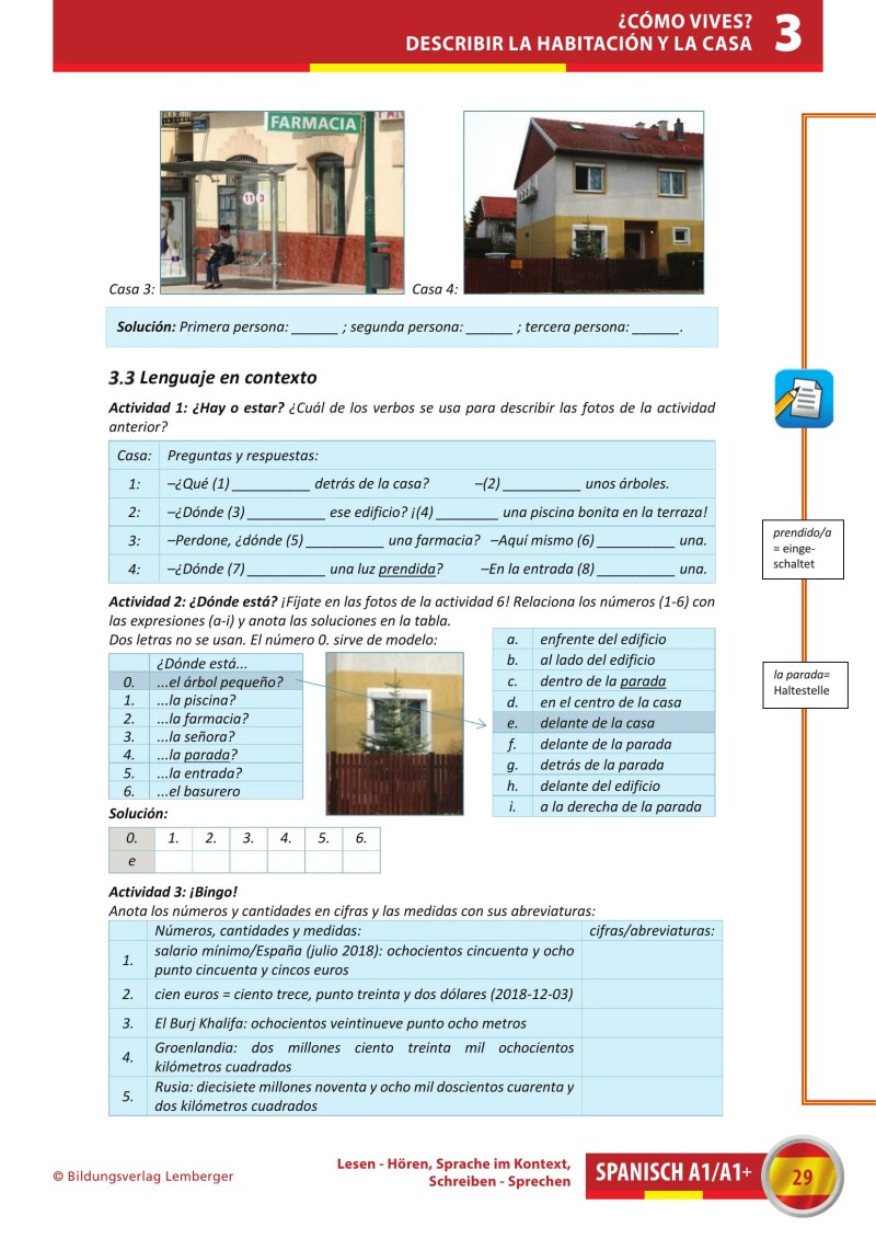 Spanisch A1/A1+ Hören-Lesen _Übungsbuch inkl. Audio-CD