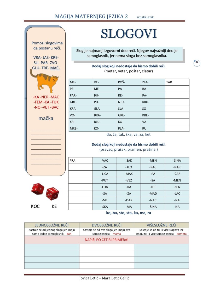 MAGIJA MATERNJEG JEZIKA 2 srpski - DIE MAGIE DER MUTTERSPRACHE 2 serbisch